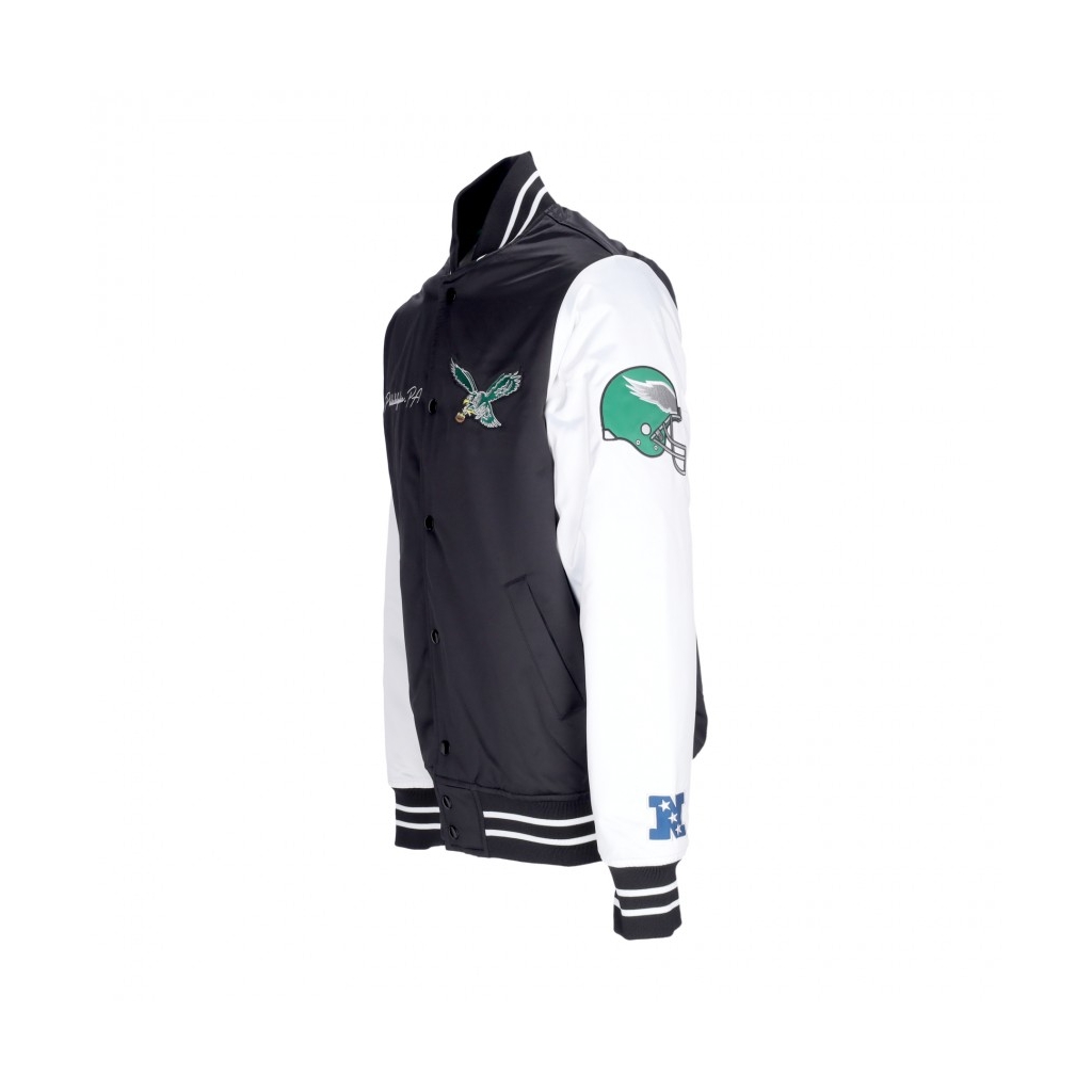 Team Origins Varsity Satin Jacket Philadelphia Eagles - Shop