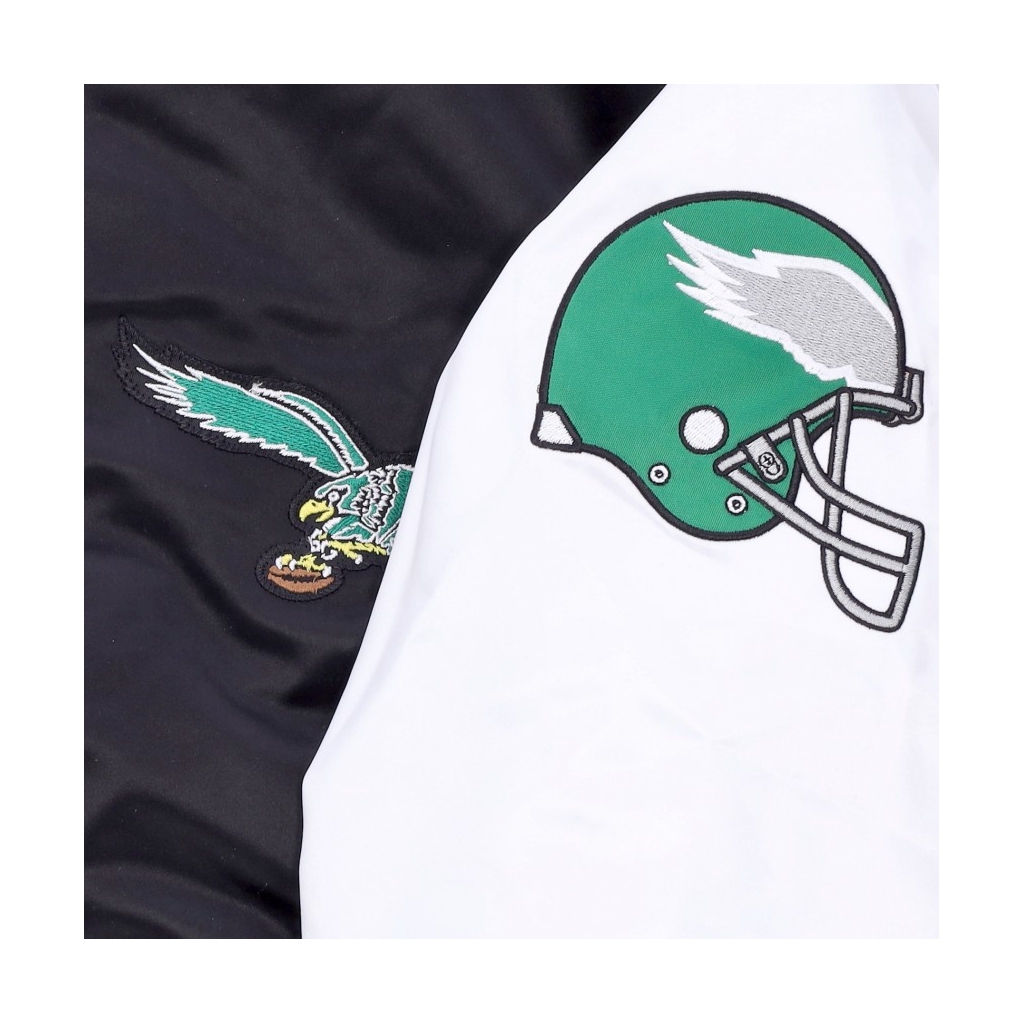 Team Origins Varsity Satin Jacket Philadelphia Eagles