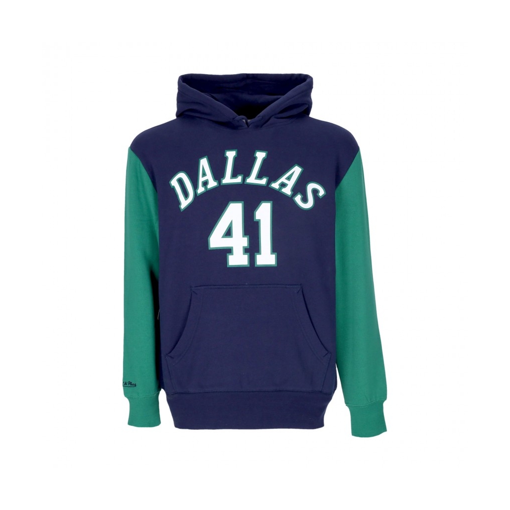 felpa cappuccio uomo nba fashion fleece hoodie 1998 no 41 dirk nowitzki hardwood classics dalmav ORIGINAL TEAM COLORS