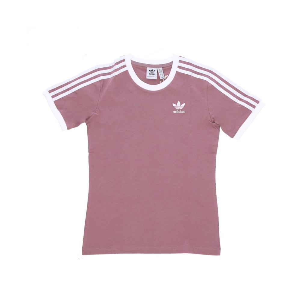 maglietta donna 3 stripes tee WONDER OXIDE