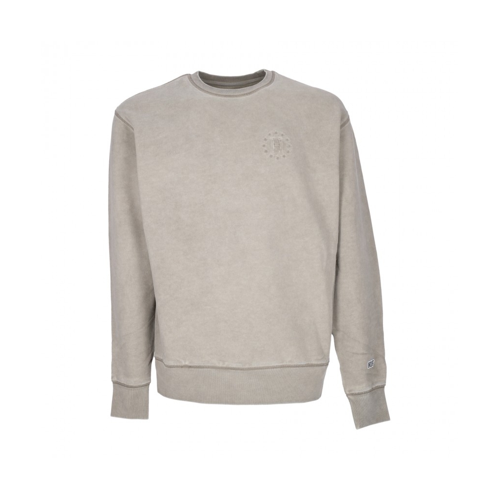 felpa girocollo uomo 12 galaxies faded crewneck KHAKI