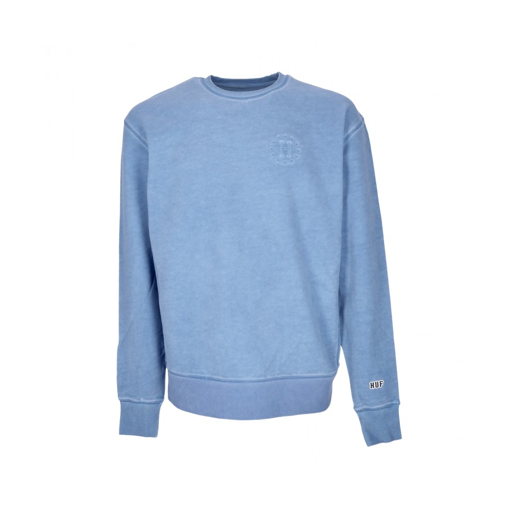 felpa girocollo uomo 12 galaxies faded crewneck BLUE