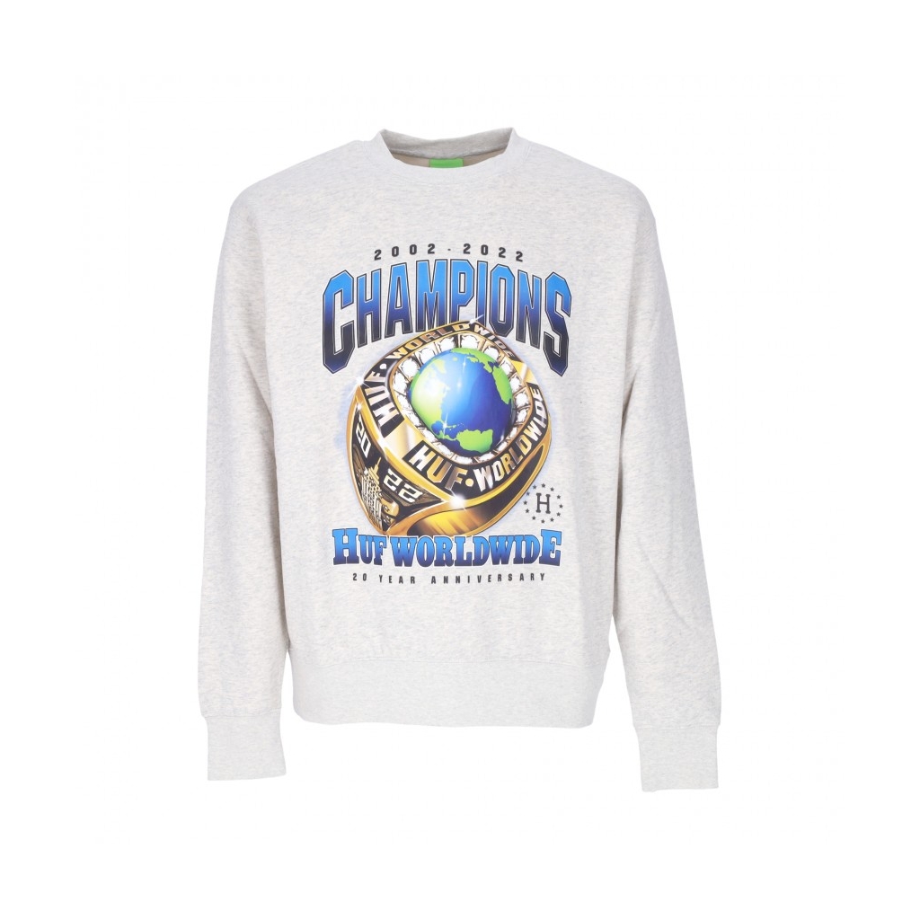 felpa girocollo uomo champions crewneck ATHLETIC HEATHER