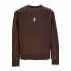 felpa girocollo uomo megablast crewneck CHOCOLATE