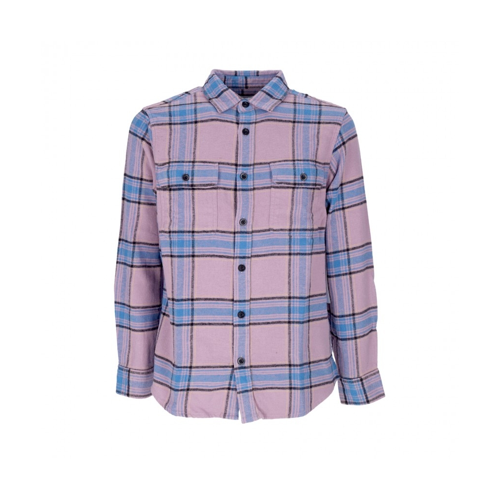 camicia manica lunga uomo eugene l/s woven shirt LILAC CHALK MULTI