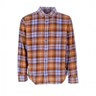 camicia manica lunga uomo andrew l/s woven shirt COPPER MULTI