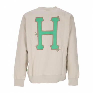 felpa girocollo uomo sideline crewneck SAND