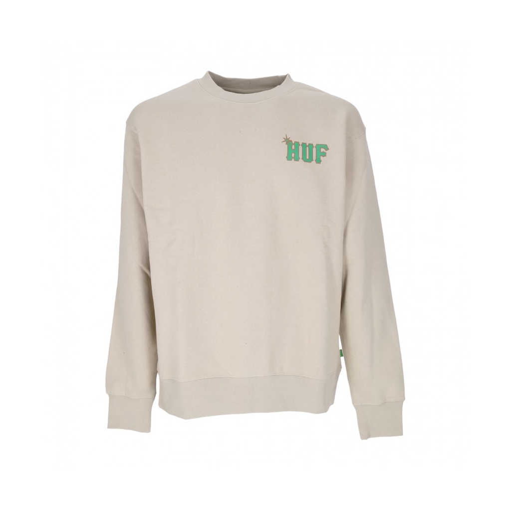 felpa girocollo uomo sideline crewneck SAND