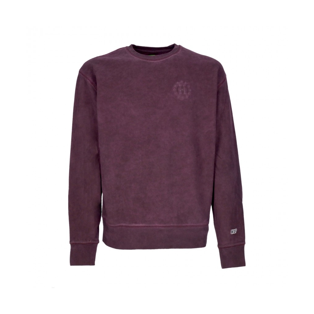 felpa girocollo uomo 12 galaxies faded crewneck WINE