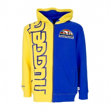 felpa cappuccio zip uomo nba full zip fleece 20  hardwood classics dennug MULTI