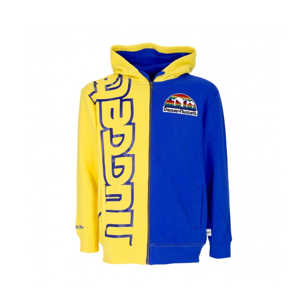 felpa cappuccio zip uomo nba full zip fleece 20  hardwood classics dennug MULTI