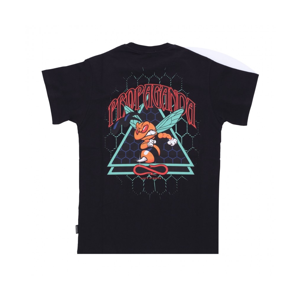 maglietta uomo triangle sting tee BLACK