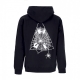 felpa cappuccio uomo tangled webs tt po hoodie BLACK