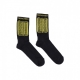 calza media uomo ribs socks BLACK/YELLOW