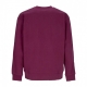 felpa girocollo uomo bold crew premium fleece BEETROOT