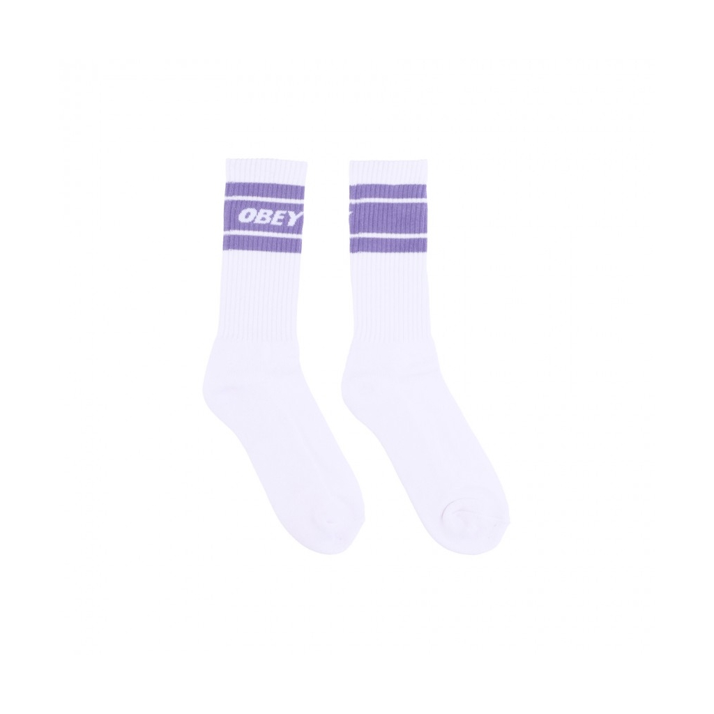 calza media uomo cooper ii socks WHITE/DIGITAL VIOLET