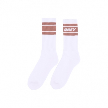 calza media uomo cooper ii socks WHITE/BROWN SUGAR