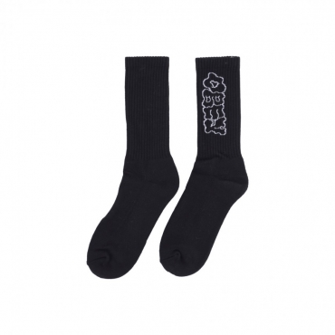 calza media uomo whirl socks BLACK