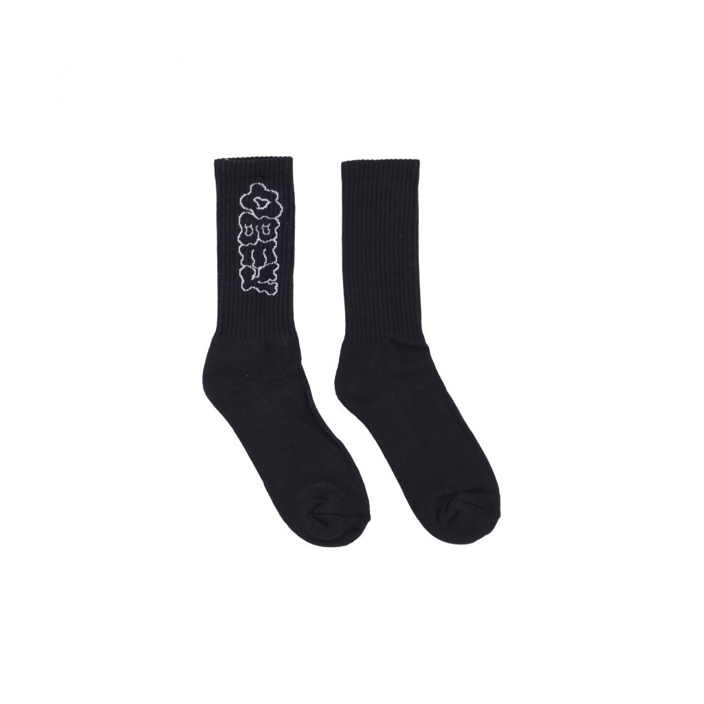 calza media uomo whirl socks BLACK