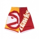 pantaloncino tipo basket uomo nba big face fashion shorts 50 hardwood classics atlhaw RED