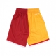 pantaloncino tipo basket uomo nba big face fashion shorts 50 hardwood classics atlhaw RED