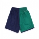 pantaloncino tipo basket uomo nba big face fashion shorts 50 hardwood classics dalmav GREEN