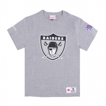 maglietta uomo nfl team origins top oakrai GREY HEATHER