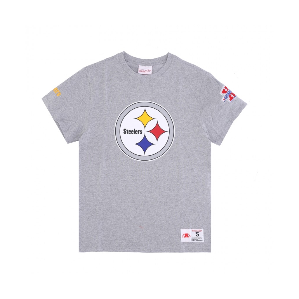 maglietta uomo nfl team origins top pitste GREY HEATHER