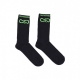 calza media uomo logo socks BLACK/GREEN