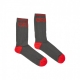 calza media uomo logo socks GREEN/RED