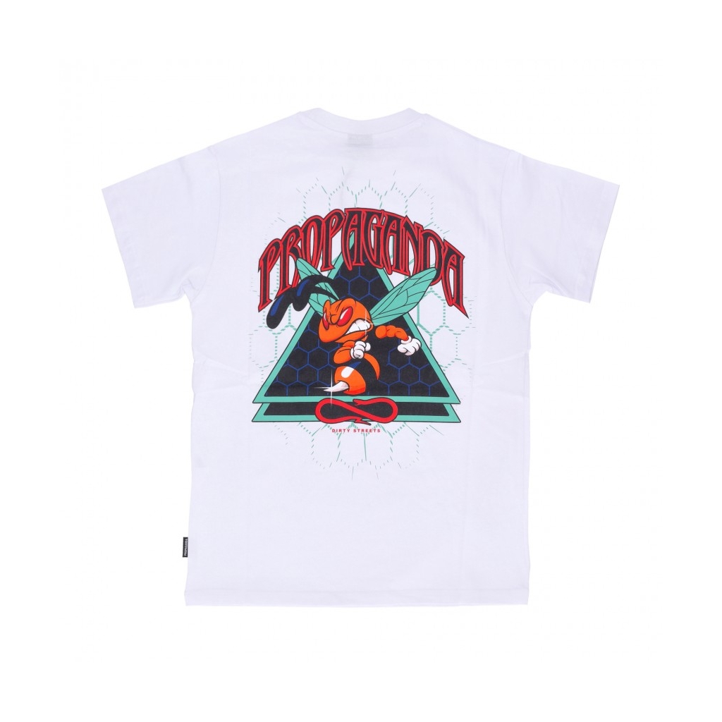 maglietta uomo triangle sting tee WHITE