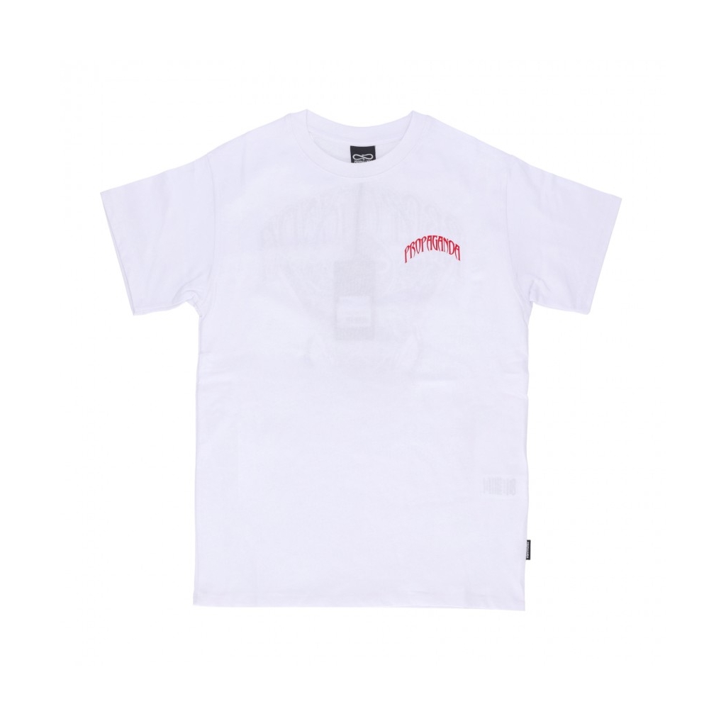 maglietta uomo triangle web tee WHITE