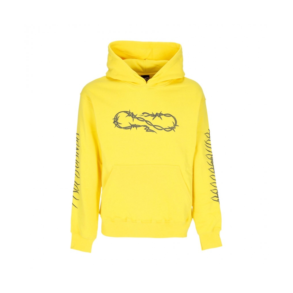 felpa cappuccio uomo wire hoodie YELLOW