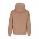 felpa cappuccio uomo logo chain hoodie CAMEL