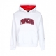 felpa cappuccio uomo college hoodie WHITE