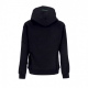 felpa cappuccio uomo logo steel hoodie BLACK