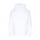 felpa cappuccio uomo logo steel hoodie WHITE