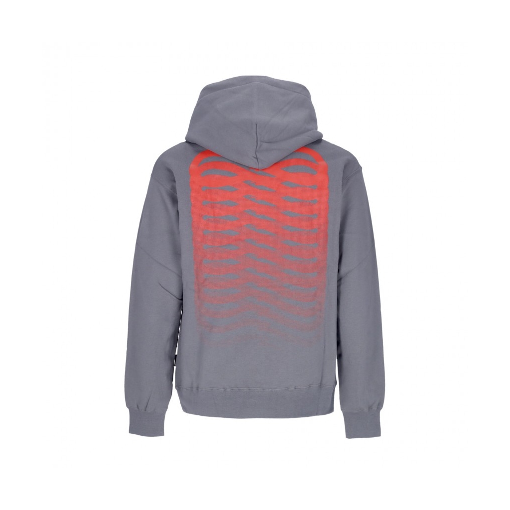 felpa cappuccio uomo ribs hoodie GREY