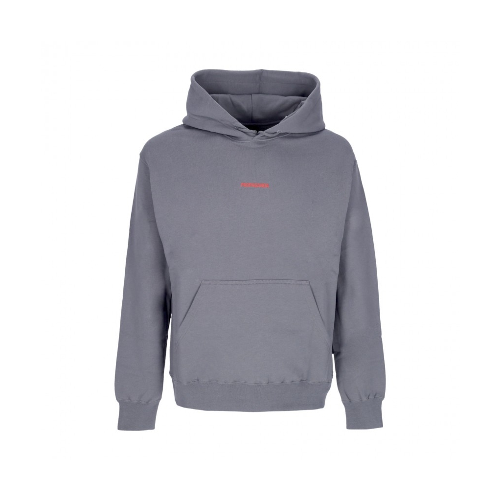 felpa cappuccio uomo ribs hoodie GREY