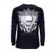 maglietta manica lunga uomo triangle skeleton l/s tee BLACK