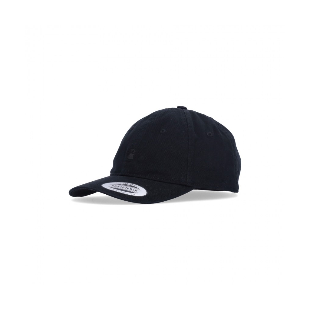 cappellino visiera curva uomo madison logo cap BLACK