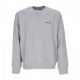 felpa girocollo uomo american script sweat GREY HEATHER