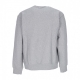 felpa girocollo uomo american script sweat GREY HEATHER