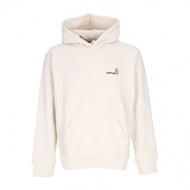 felpa cappuccio uomo hooded american script NATURAL