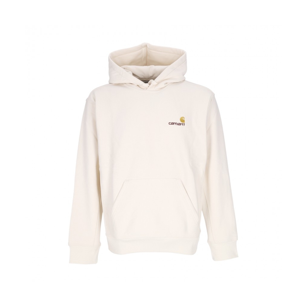 felpa cappuccio uomo hooded american script NATURAL