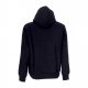 felpa cappuccio uomo hooded elzy sweatshirt BLACK/WAX