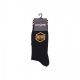 calza media uomo dlynr socks BLACK/ORANGE