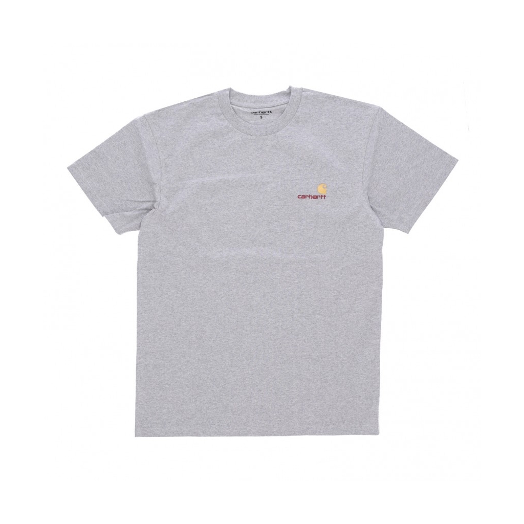 maglietta uomo american script tee GREY HEATHER