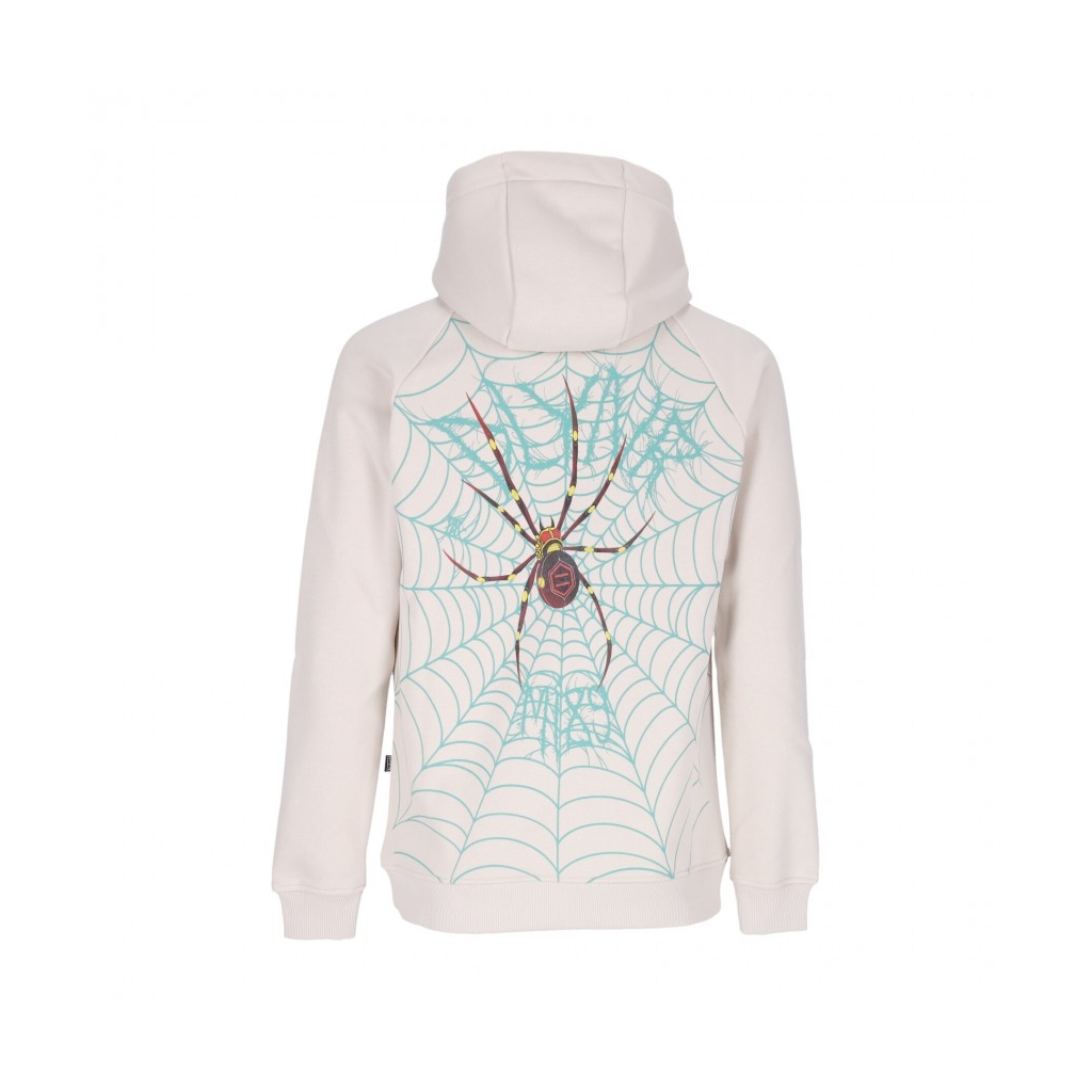 felpa cappuccio uomo joro spider hoodie BEIGE MOONBEAM