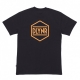 maglietta uomo logo back tee BLACK/ORANGE